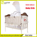 China manufacturer NEW design portable blue multi-functional baby crib with steel frame